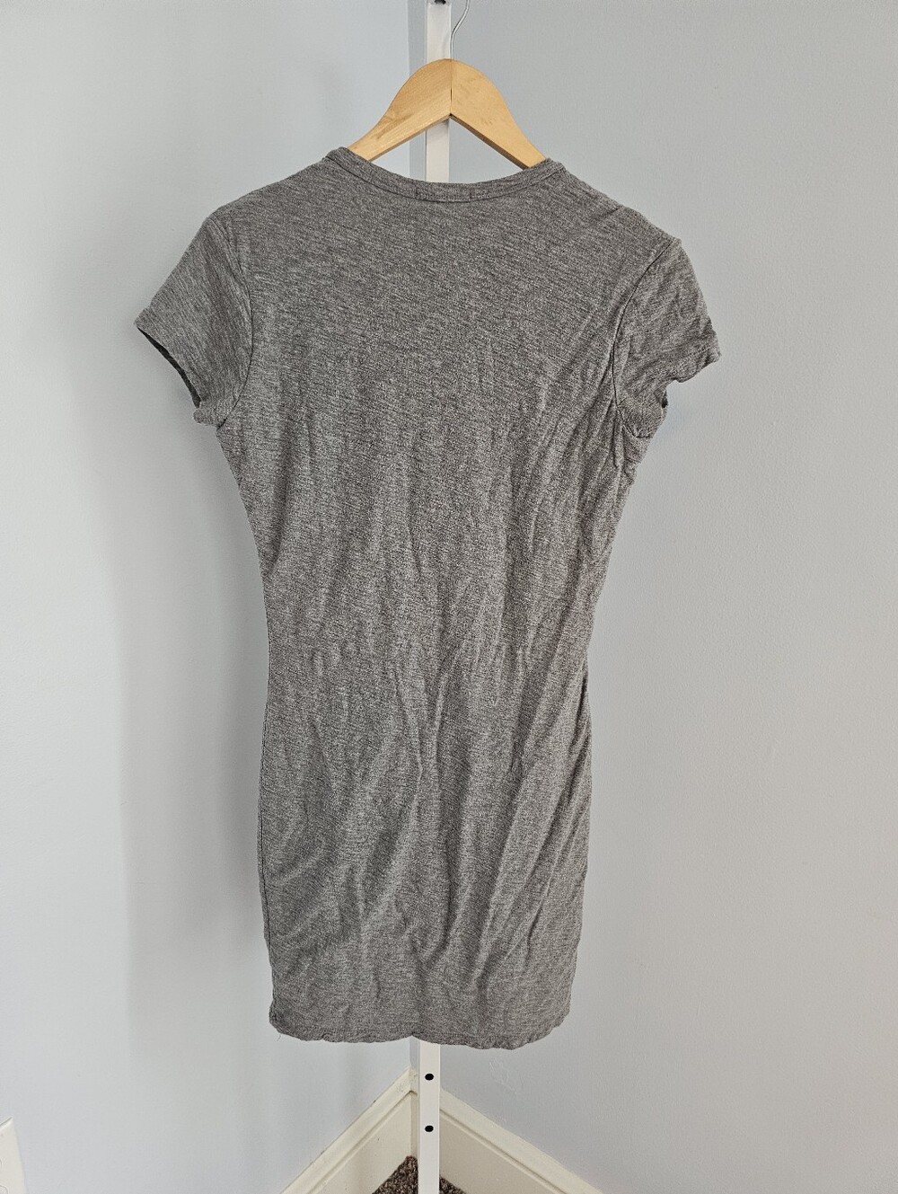 James Perse Gray Cap Sleeve Henley Dress  Size 1 (Small) - Picture 2 of 7